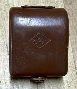 Vintage Agfa Tully Camera Flash with Original Case