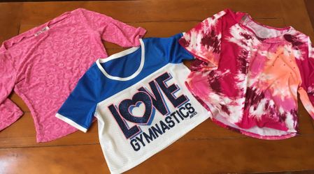 Girls tops Justice. Gymnastics. Size 12