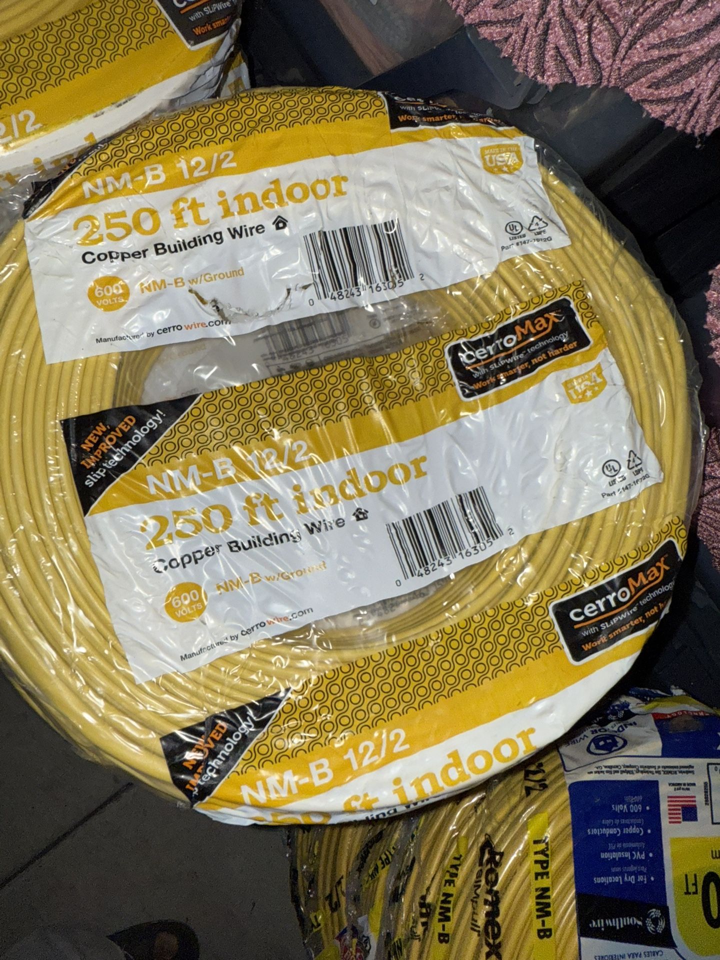 Wire 12/2 250’ Romex