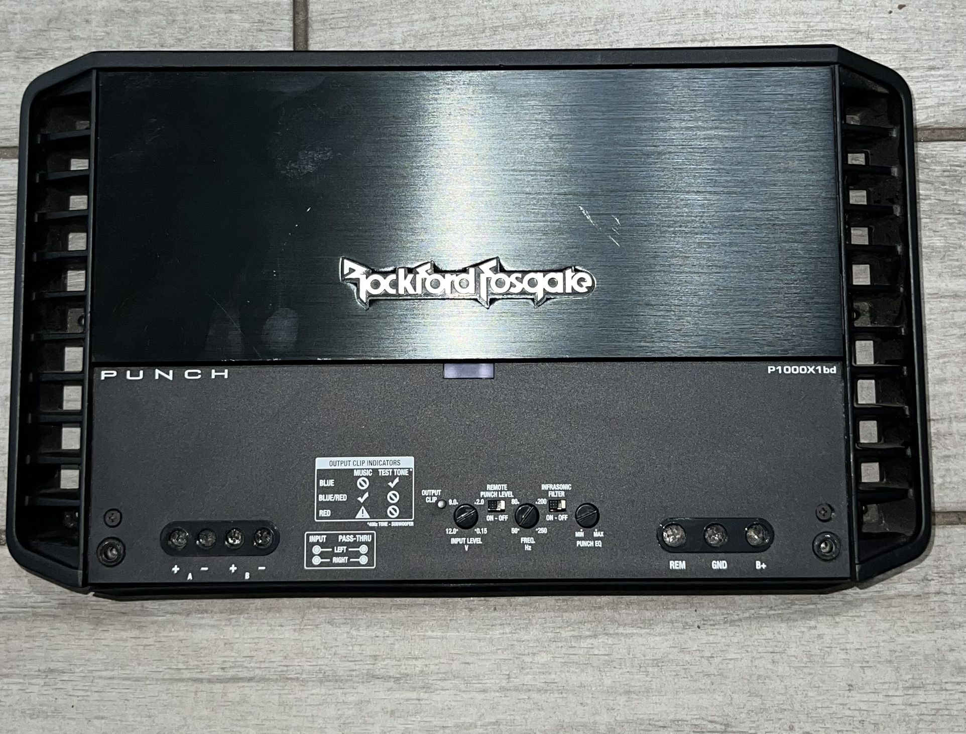 Rockford Fosgate Punch 1000xBd Amplifier $350 OBO