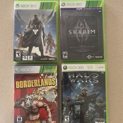 Xbox 360  Games Set Of 4 