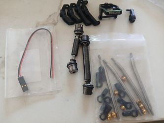 Traxxas trx4m spare parts c hub arm servo mount drive shafts meus rear links