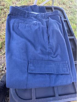 Navy Blue Cargo Work Pants