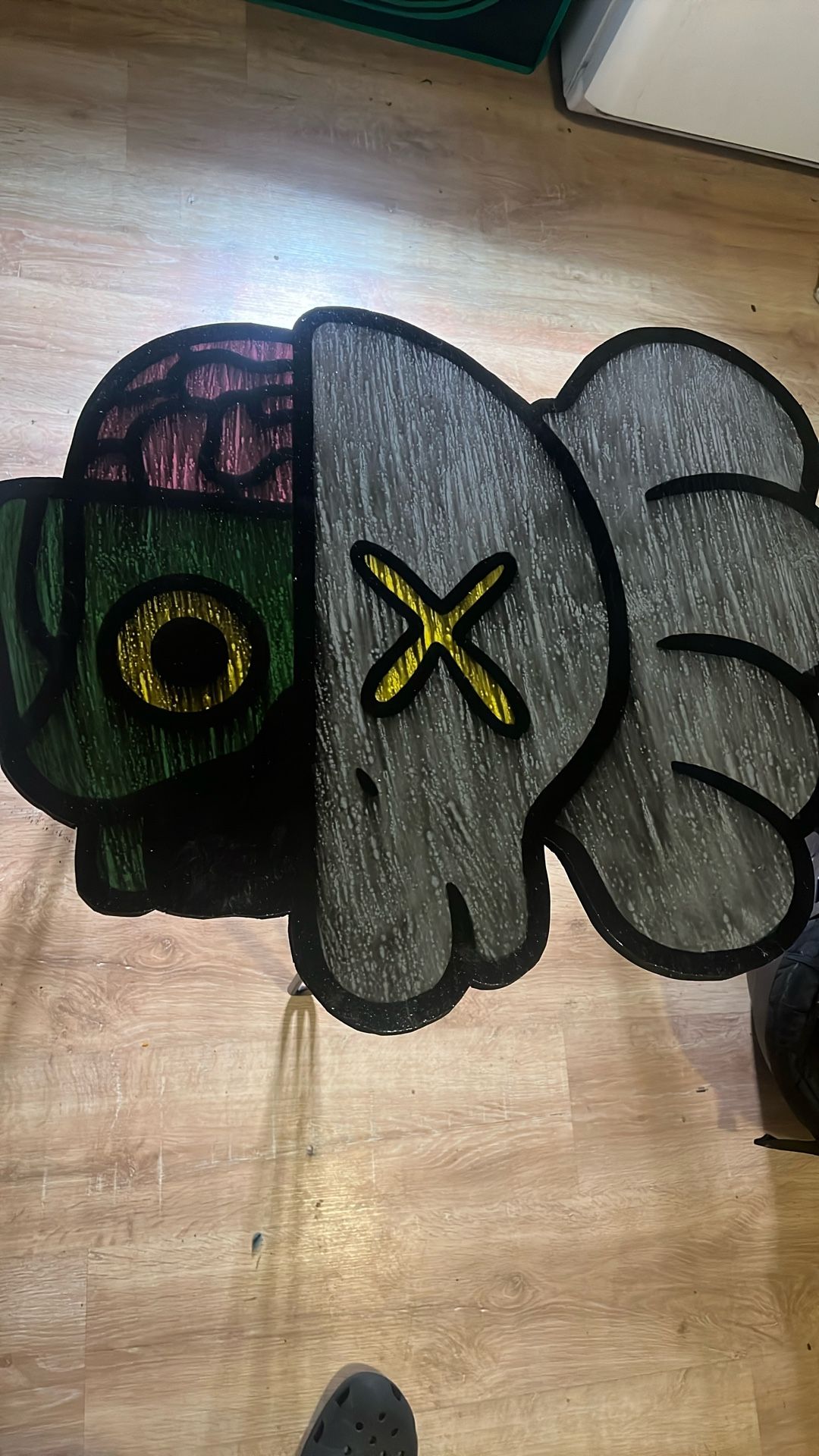 Custom Kaws LED Table