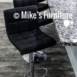 New Adjustable Bar Stools (4 Colors Available ) Black White Gray Red