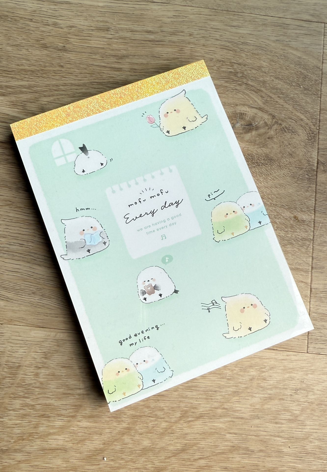 Cute Kawaii Birds Mofu Mofu A6 Memo NotePad Stationery