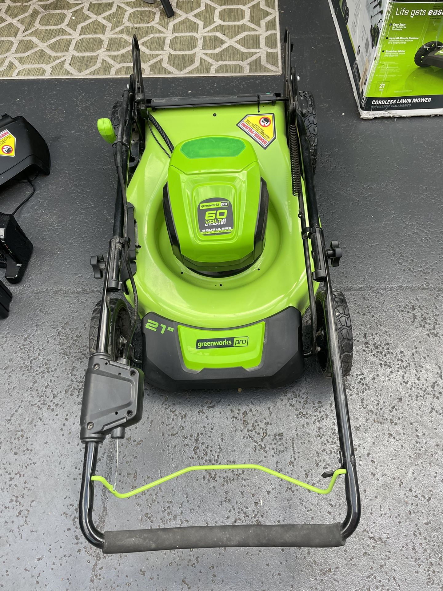 Greenworks Pro 60 Volt Battery Powered Lawnmower