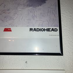 Radiohead Framed Artwork 