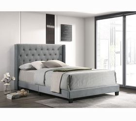KING BED FRAME NO MATTRESS 