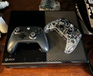 Xbox one with two controllers