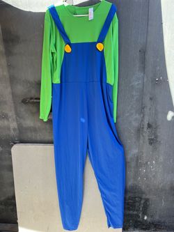Adult Luigi Mario Bros Halloween Costume