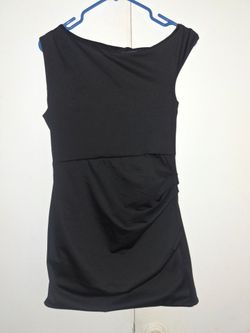 New Black Sleeveless Dress