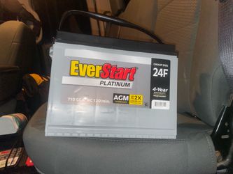 EverStart Platinum AGM Automotive Battery, specifically Group Size 24F.