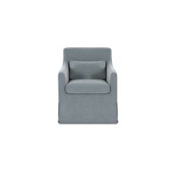 Lydia Blue Slipcover Dining Chair