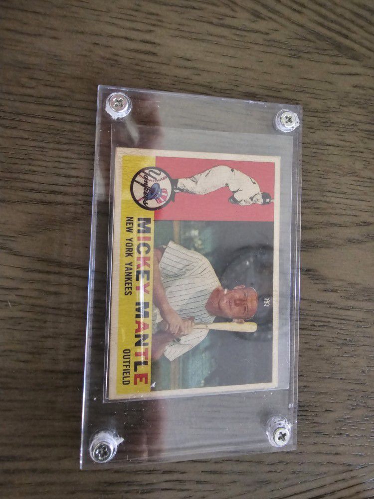 Mickey Mantle 1960 Topps Baseball Card