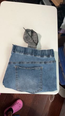 Mid size denim jean bag