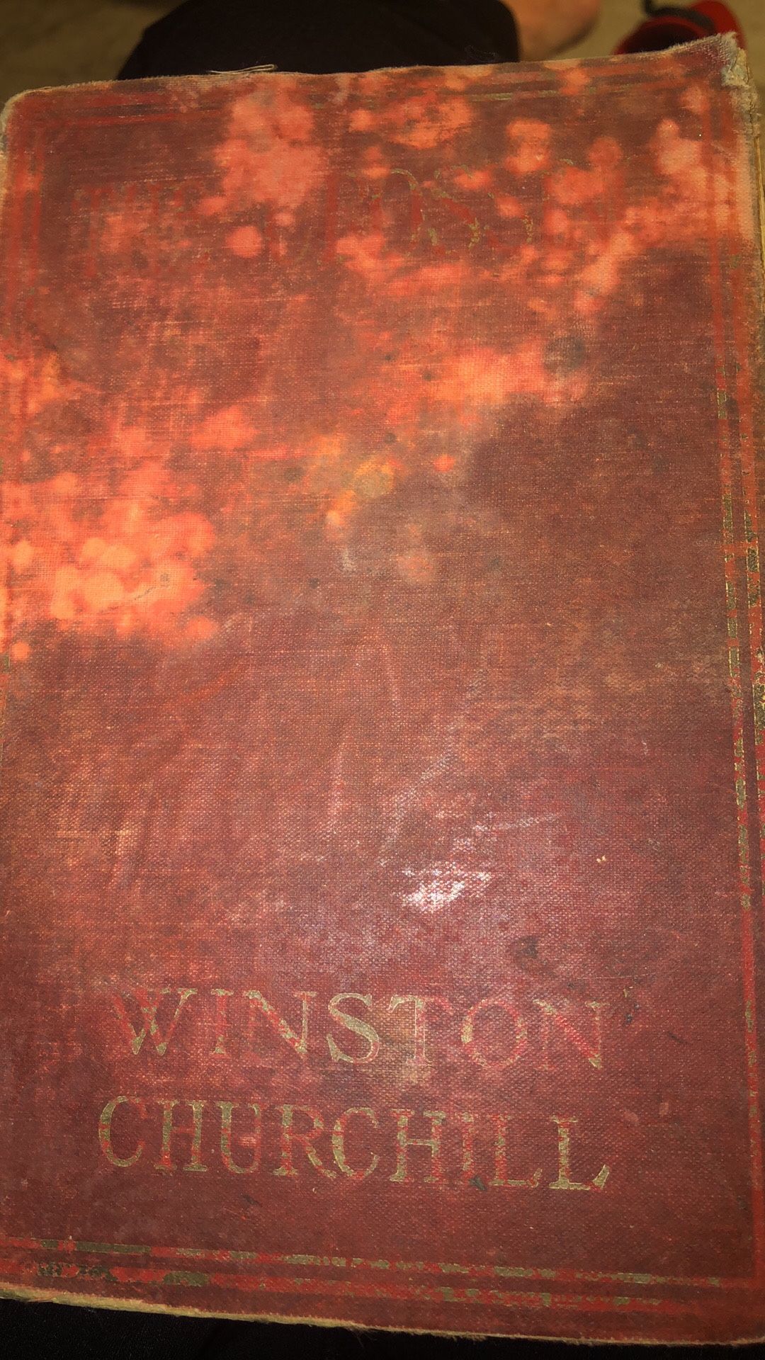 Winston Churchill Antique Book