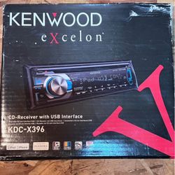 Kenwood CD Player (Usb & Aux) & Speakers