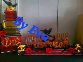 Sweet 16 Candelabra And Card Box