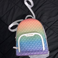 Michael Kors Rainbow Mini Backpack 
