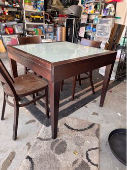 Kitchen table & 3 chairs