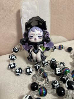 Popmart Skullpanda Handmade Phone clip 