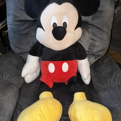 Disney Baby Mickey Mouse Jumbo Large Plush Big Used Pre Owned Collectible 2021 U