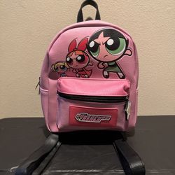 Power Puff Girls Crescent Art Mini Backpack