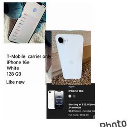 T-Mobile iPhone 16 E