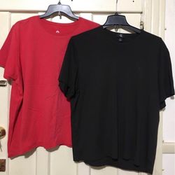 Calvin Klein& just my size Brown & Red women’s shirt size XXL
