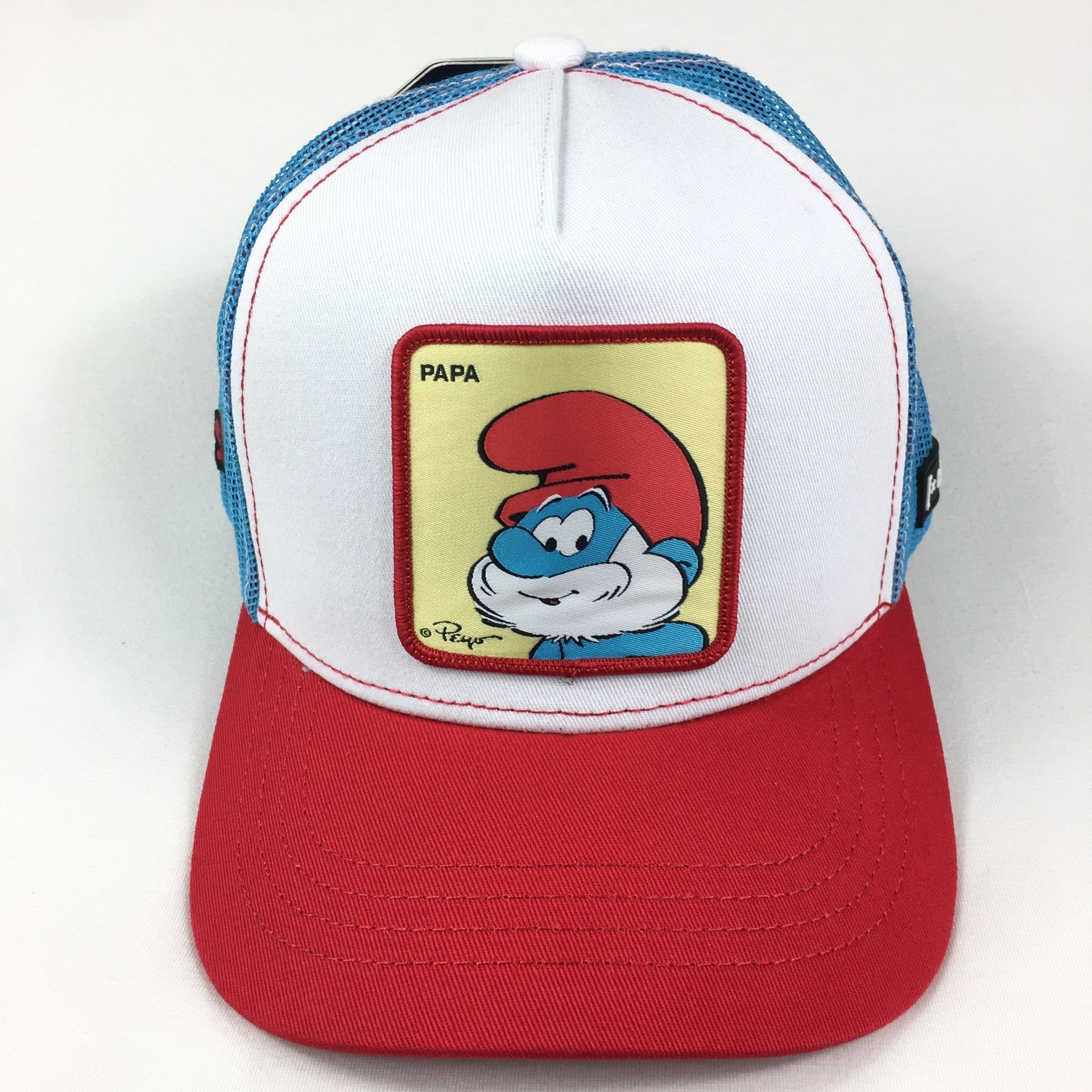 ★2025SS新作★WKNDRS X SMURFS★WORKER CAP X]CAPSLAB Trucker Hat The Smurfs One Size Fits All