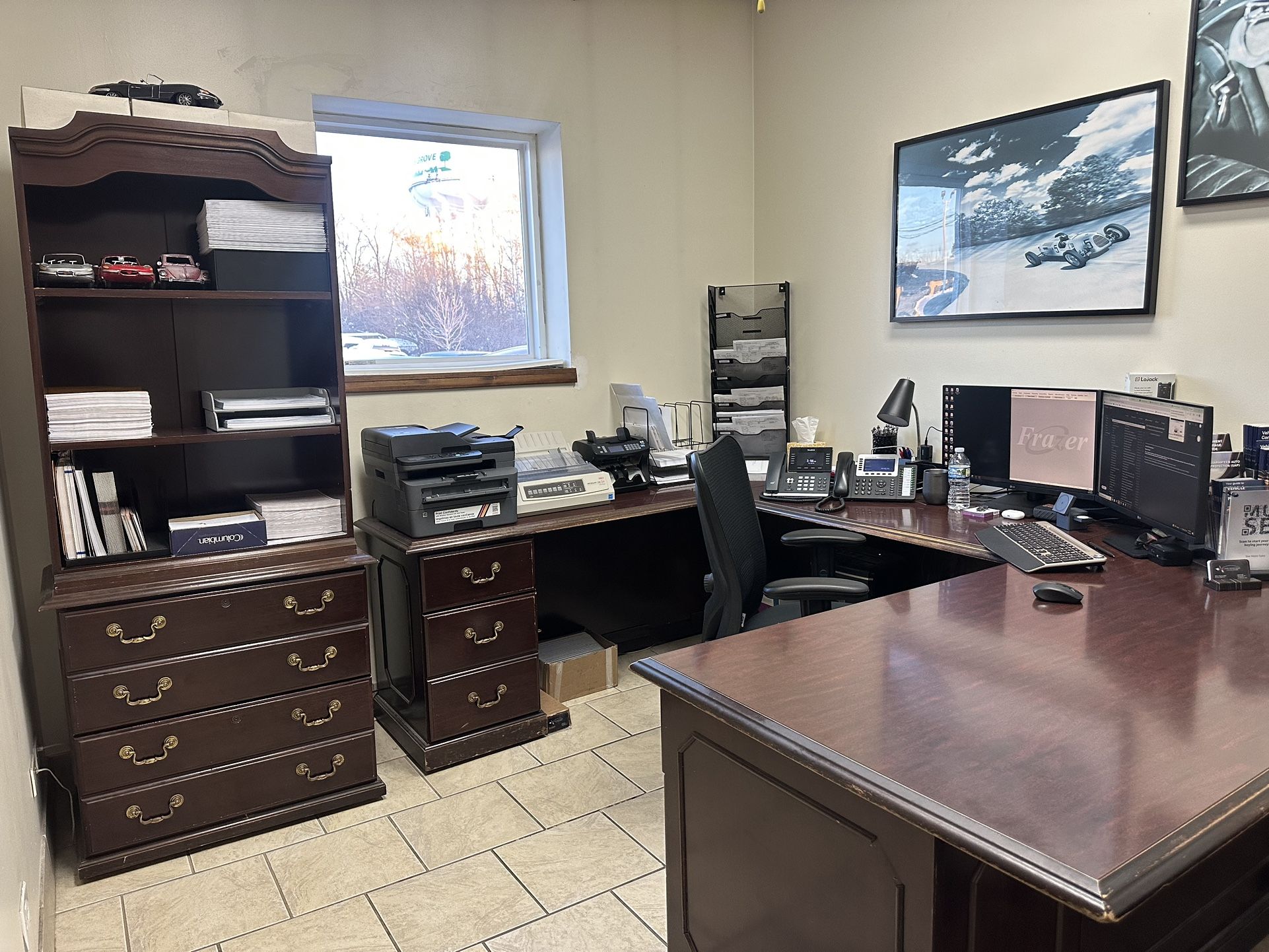 Office desk cabinet chairs 