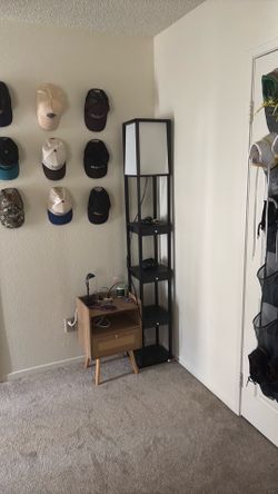 Standing Lamp and Nightstand