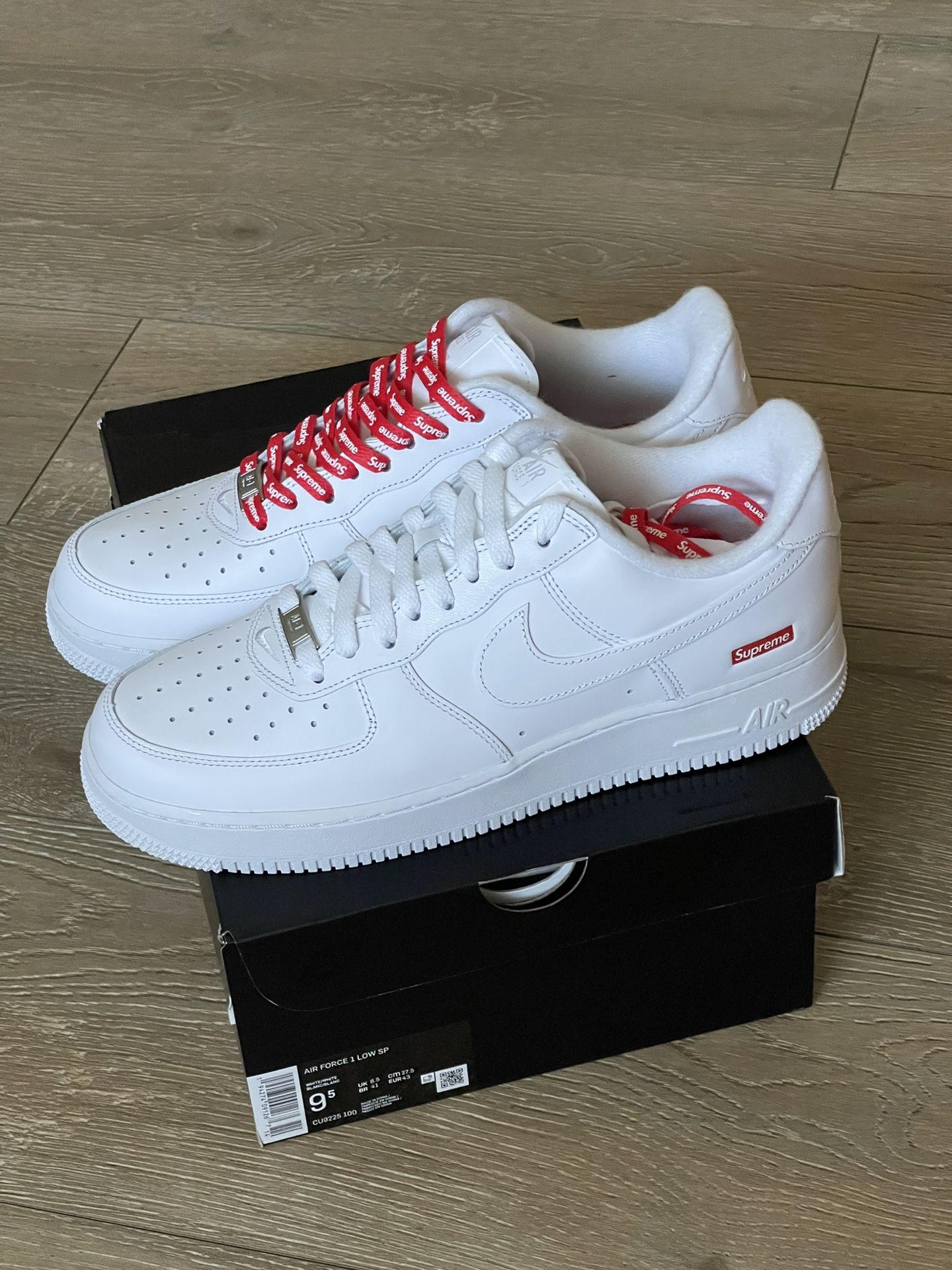 Size 9.5 - Supreme x Nike Air Force 1 (DS) for Sale in Anaheim, CA