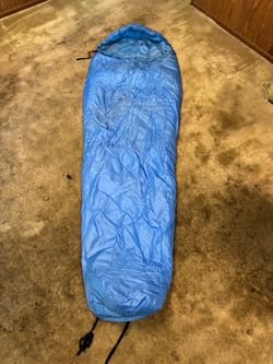 REI brand down mummy bag