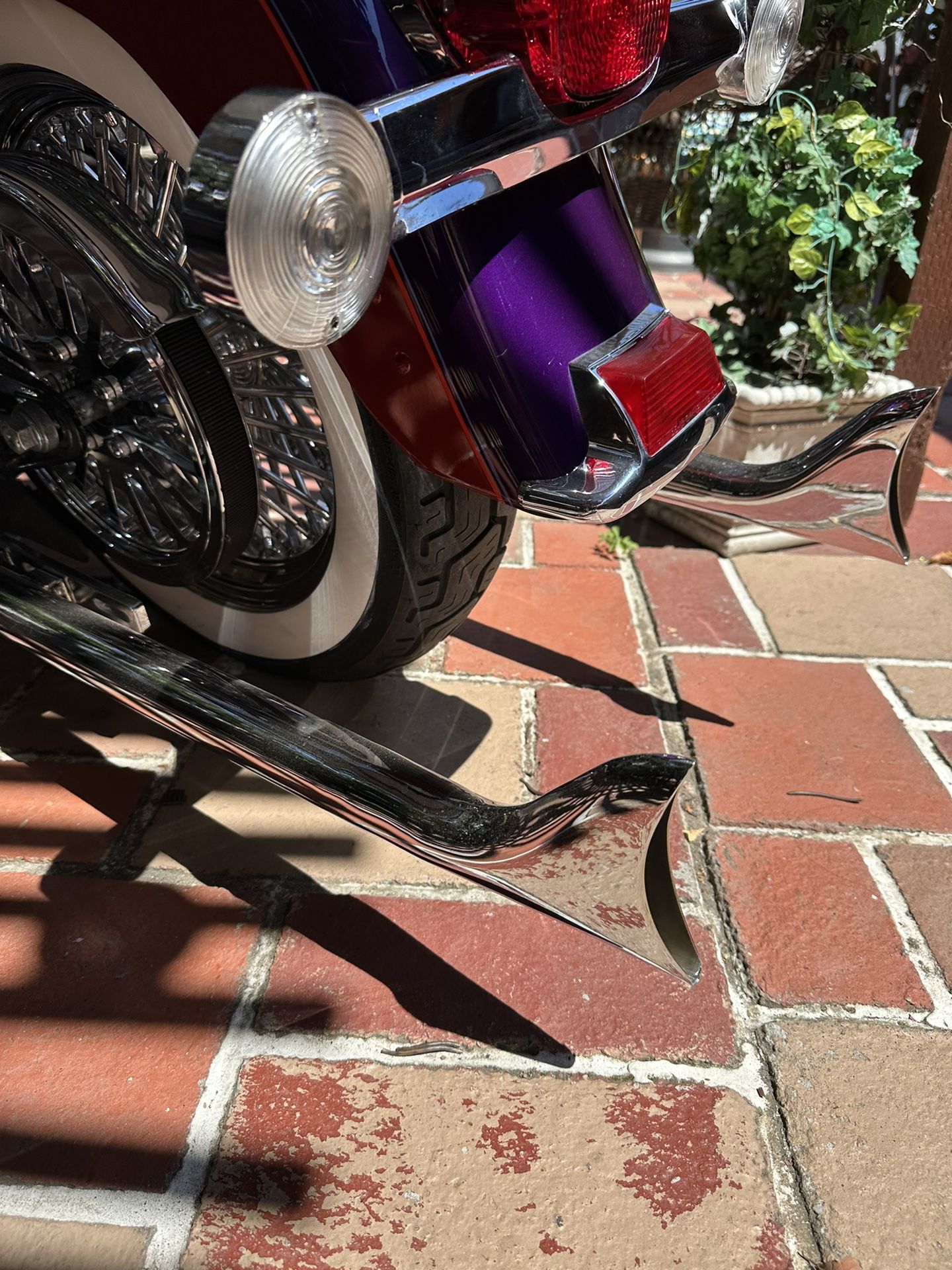 36” Fishtails Exhaust For Harley Softail