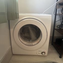 Euhomy 110V Portable Clothes Dryer 850W Compact Laundry Dryers 1.5 cu.ft Front Load Stainless Steel Electric Dryers Machine with Stainless Steel Tub f