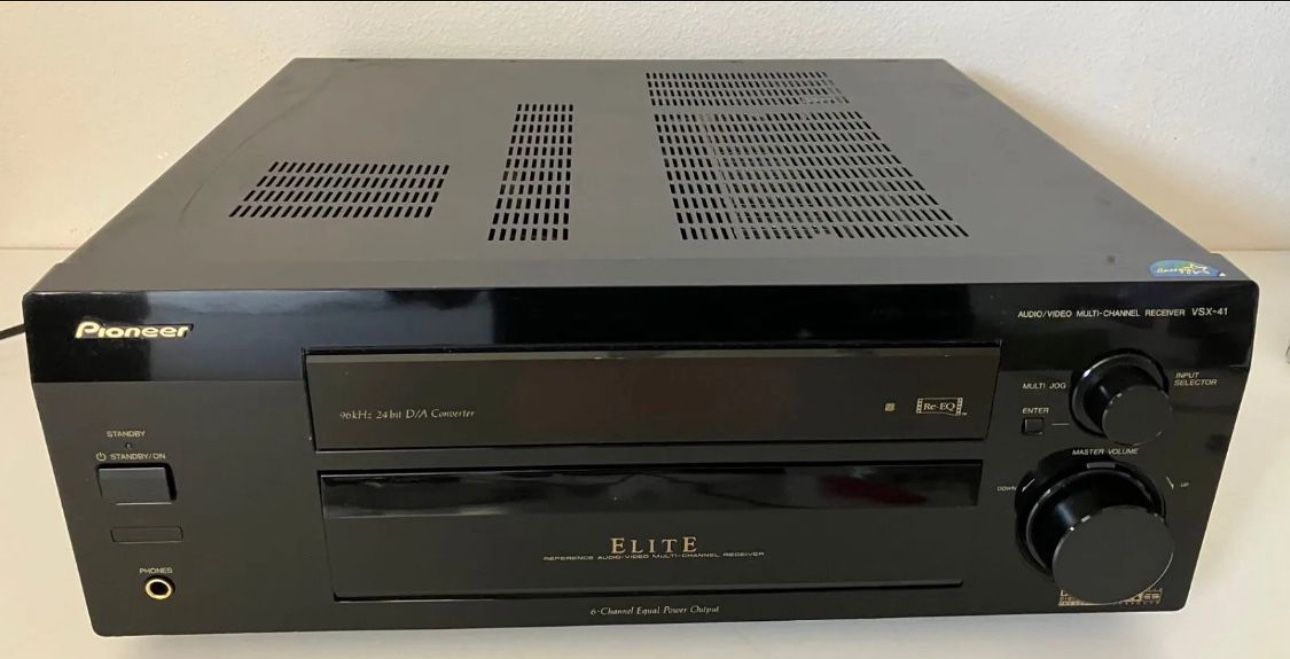 Pioneer VSX-41 Elite Audio Video A/V Multi-Ch Receiver - With remote 