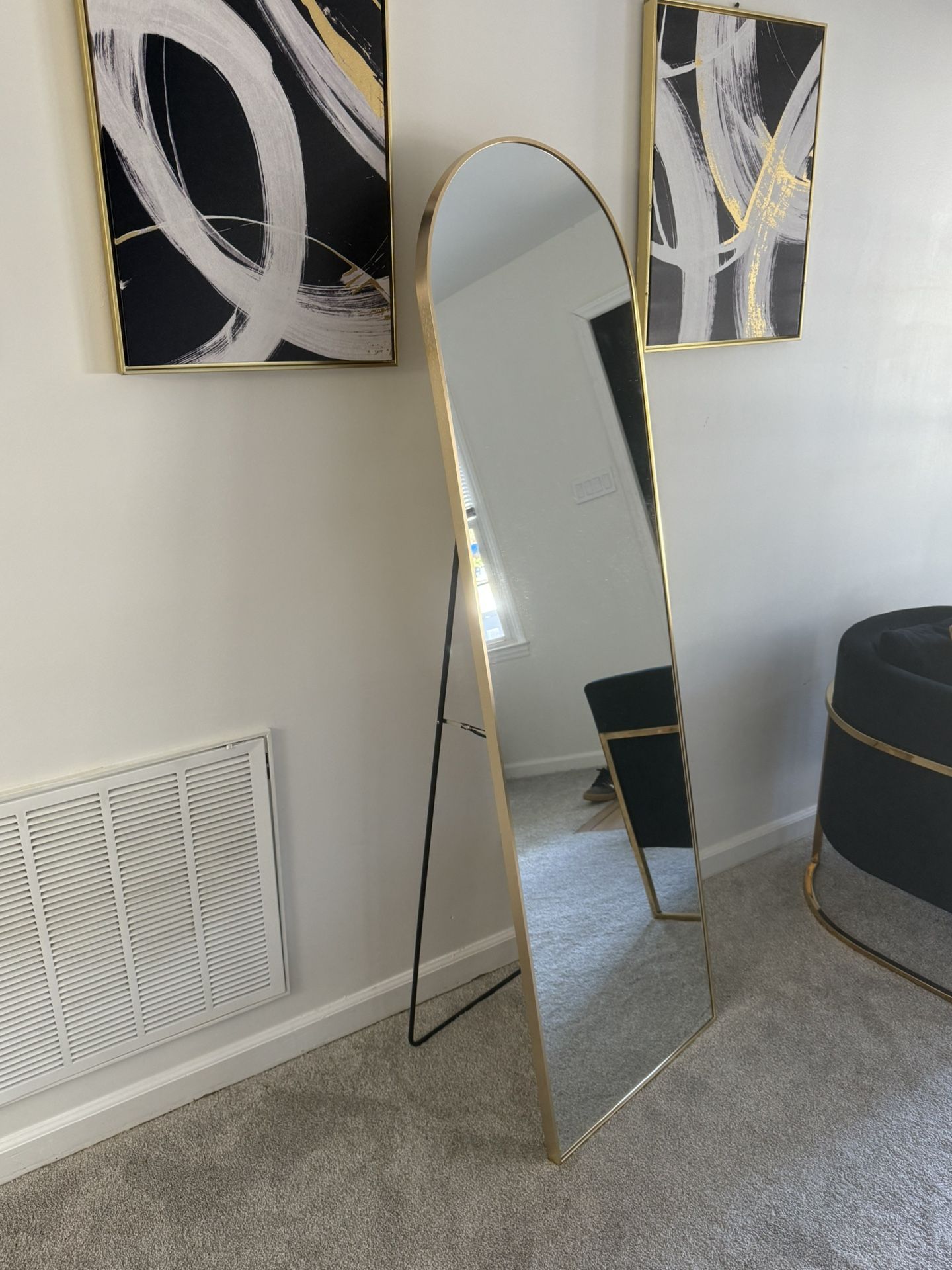 Beautiful golden mirror