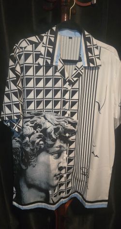 Men's Button Shirt L
