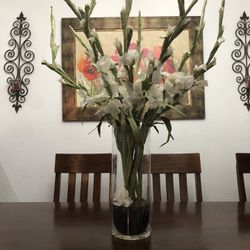 Artificial plant in vase