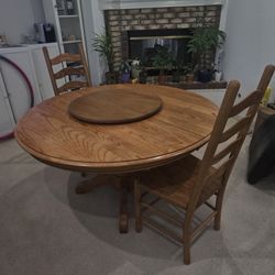 Solid Oak Kitchen Table