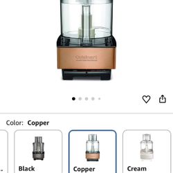 Cuisinart Food Processor 14-Cup Vegetable Chopper for Mincing, Dicing, Shredding, Puree & Kneading Dough, Copper, DFP-14CPY