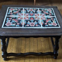Vintage Catalina Style Tile California Mission Style Table - 24x18x17” 