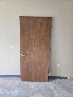 Solid wood door