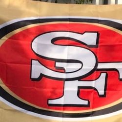 49ers Flag 5ftx3ft $25