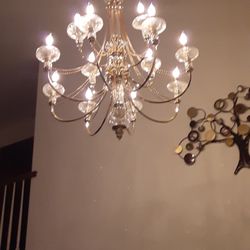 2 Chandeliers One Foyer/one Dining Room
