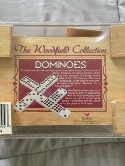 Dominos playing set