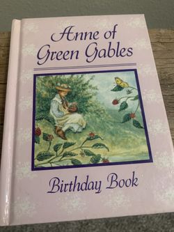 Vintage Anne Of Green Gables Birthday Book 