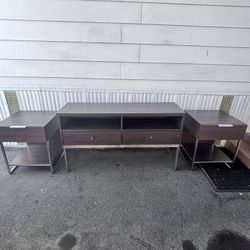 Tv Stand,Night Stands & Small Side Table ) $150 For All..